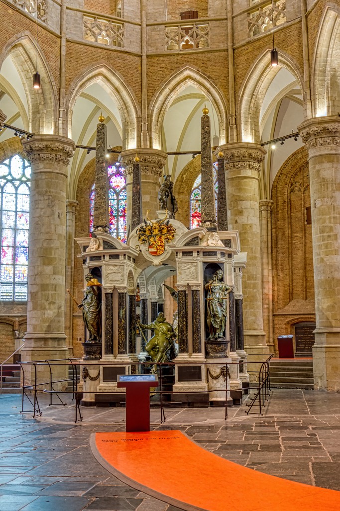 hdr nieuwe oude kerk delft praalgraf willem van oranje protestant religie rooms katholiek kerkfotografie religion erfgoed kathedraal basiliek bezienswaardigheid